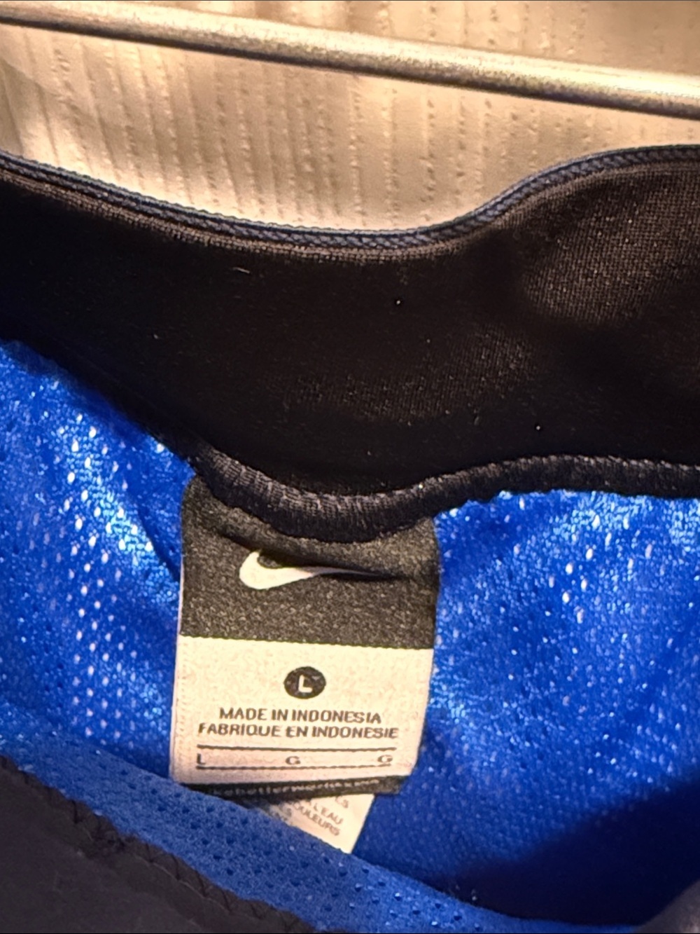 Nike Blue & Navy Men's Swim Trunks with Aqua - Picture 3 of 5